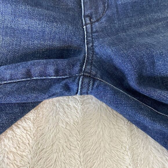 Pilcro Women's Slim Straight Leg Jeans - Dark Blue - 30 - Picture 8 of 8